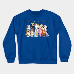 Dog and friends Crewneck Sweatshirt